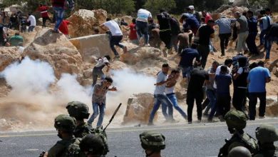 مواجهات بين المواطنين الفلسطينيين والجنود الإسرائيليين