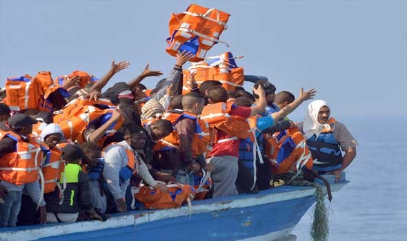 غرق مركب المهاجرين المصريين بليبيا